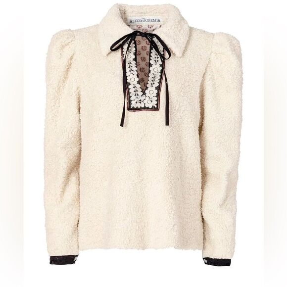 Alix of Bohemia Loretta Teddy Fleece Tunic sz XS